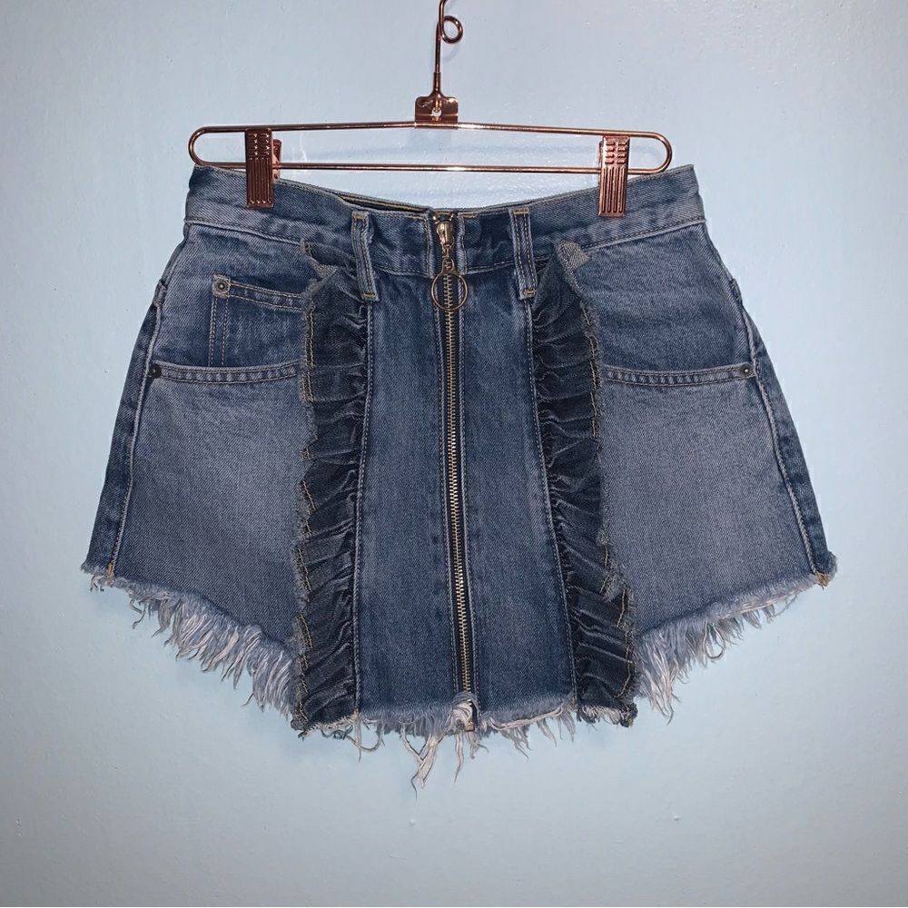 CARMAR Denim Skirt Size 28